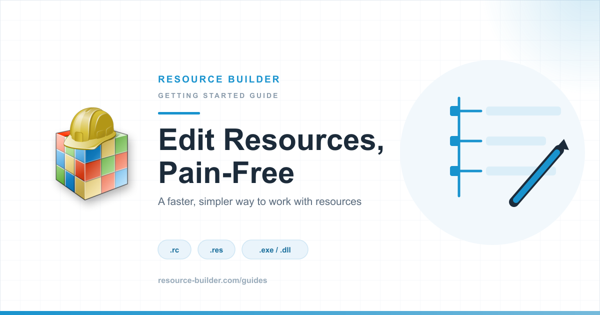 Pain-free Ability to Edit Resources